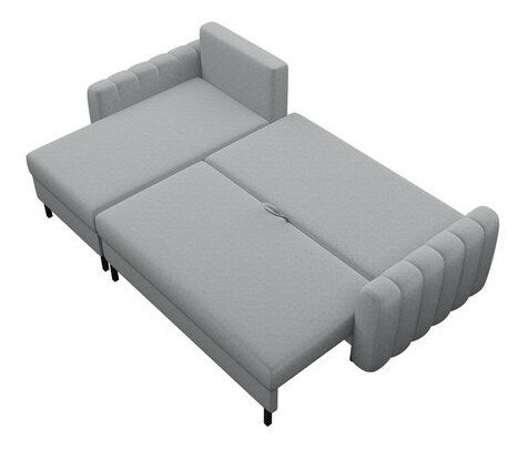 Rohová sedacia súprava s dvoma úložnými priestormi Astabena (krémová) *výpredaj