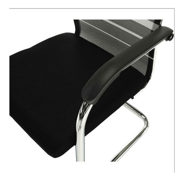 Scaun de conferință Ertozinenca (gri + negru) 