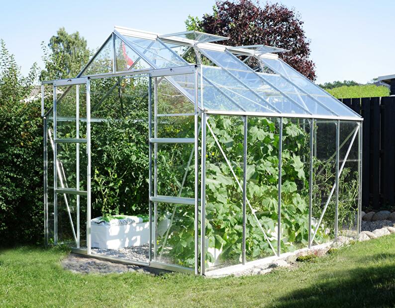 Stil clasic Greenhouse Jupiter 8300 (sticlă + aluminiu anodizat)