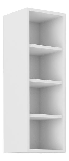 Raft de bucătărie superioară Lucid 30 G 90 OTW (alb + alb)