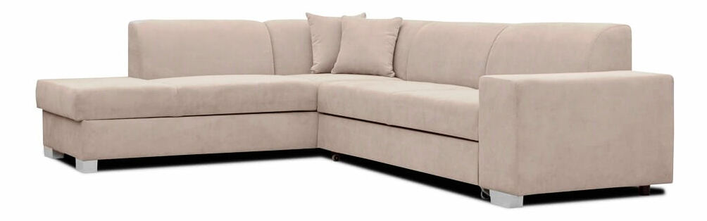 Rohová sedačka Dan (béžová) (L)