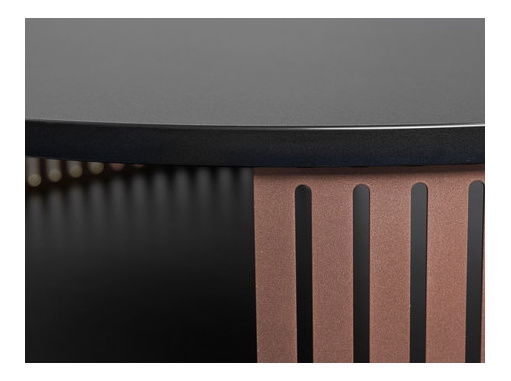 Stolić za kavu Mozimo Ember (bakar + bijeli akril) *outlet moguća oštećenja