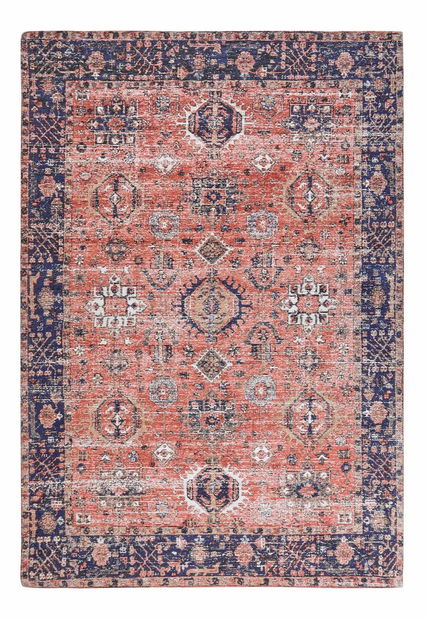 Covor 140 x 200 cm Kumin (roșu + albastru)