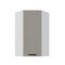 Gornji kutni kuhinjski ormarić Lucid 60x60 GN-108 1F (45° (korpus: bijela + front: mdf claygrey)