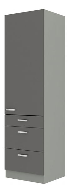 Kuhinjski ormarić za namirnice Gonir 60 Dkom 210 3S 1F (siva + siva )