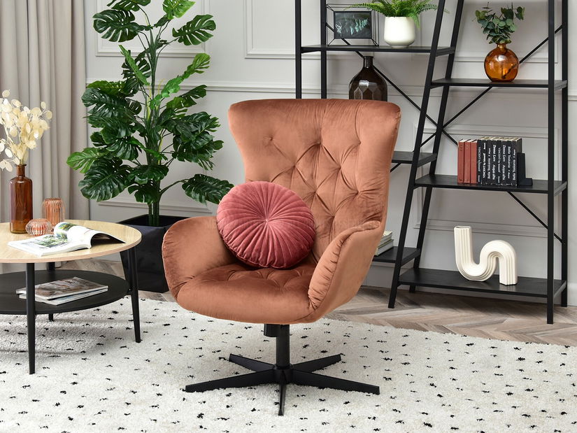 Fotel Aaron (réz + fekete)