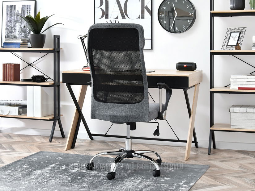 Fotel Kuba (szürke + fekete)