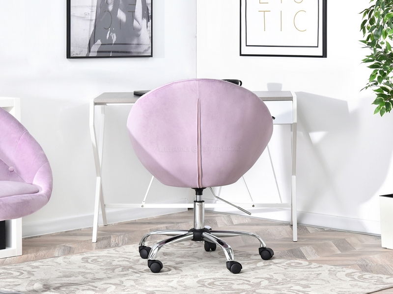 Fotel Lush 4 (orgonalila + króm)