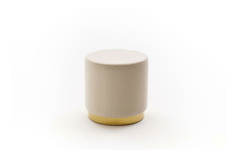 Taburete Gocametta (Crem + Auriu)