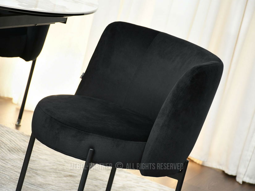 Jedálenská stolička Colegio (čierna)