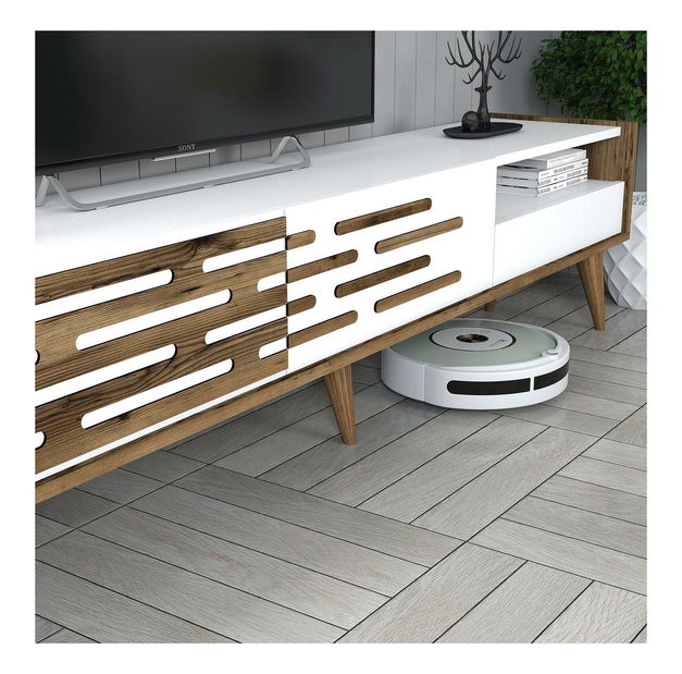 Obývacia stena Tonase (orech + biela)