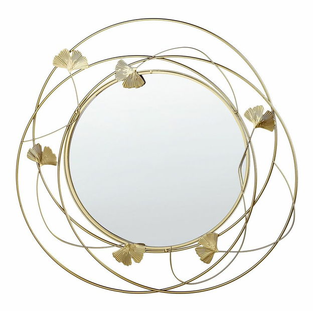 Nástenné zrkadlo Akello (zlatá)
