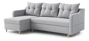 Colțar Lou (S) (gri deschis)