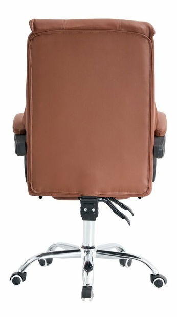 Kancelárske kreslo s podnožou CARTON (hnedá) *výpredaj