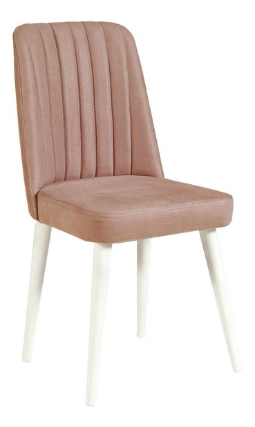 Set mobilier sufragerie Bimuvo 4 (alb + piatră) (pentru 4 persoane)