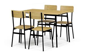 Set mobilier sufragerie Anasagasti 2 (stejar sălbatic) (pentru 4 persoane)