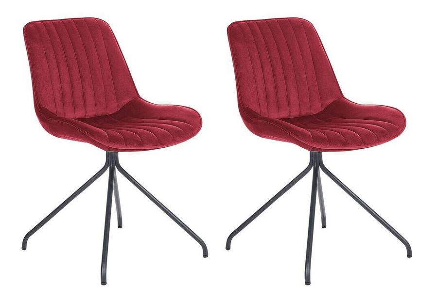 Set 2 ks jedálenských stoličiek Navza (červená)