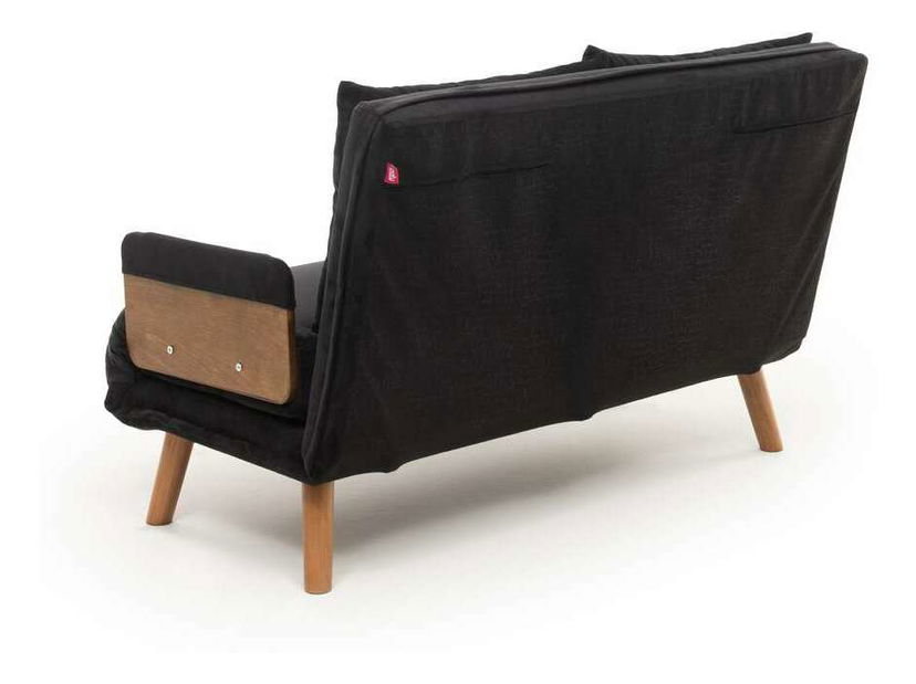 Kétszemélyes kanapé Como P (fekete)