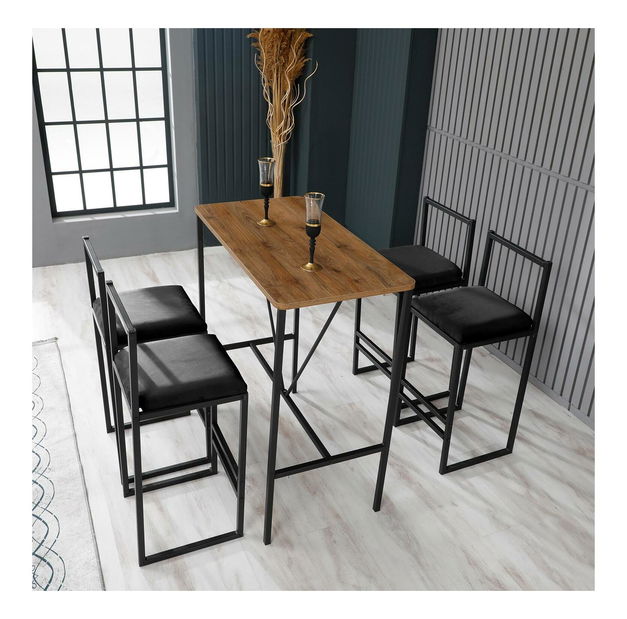 Blagovaonski set Nathaniel (orah + crna)