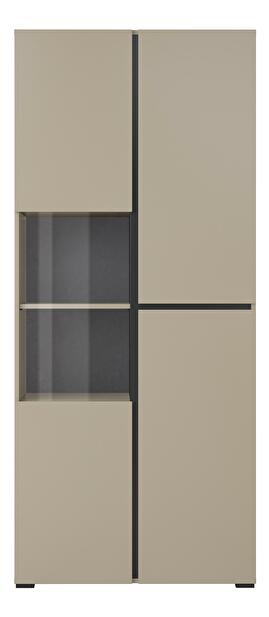 Vitrína Crossroad C12 (congo + čierna)