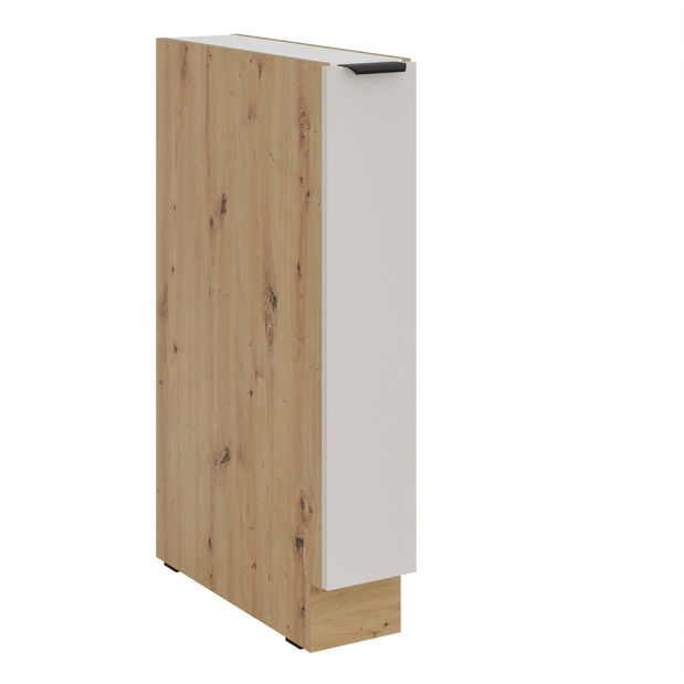 Dulap inferior de bucătărie Sayla 15 D CARGO BB (cashmir + Stejar artisan)