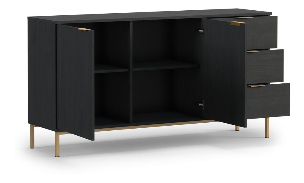 Comodă Punta K2D3SZ (grafit)