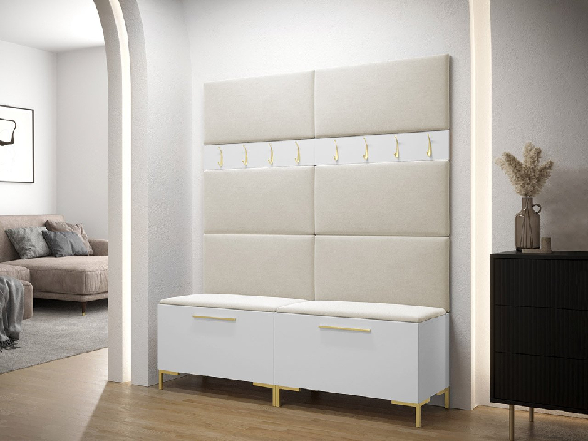 Set mobilier hol Frisala II (Alb) (Manila 02)