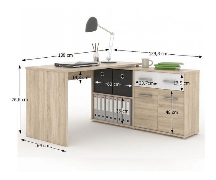 Kutni stolić za PC Rafane RAF 12 