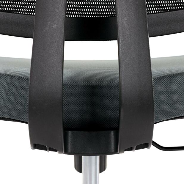 Fotoliu birou Kurosadas (gri + negru)