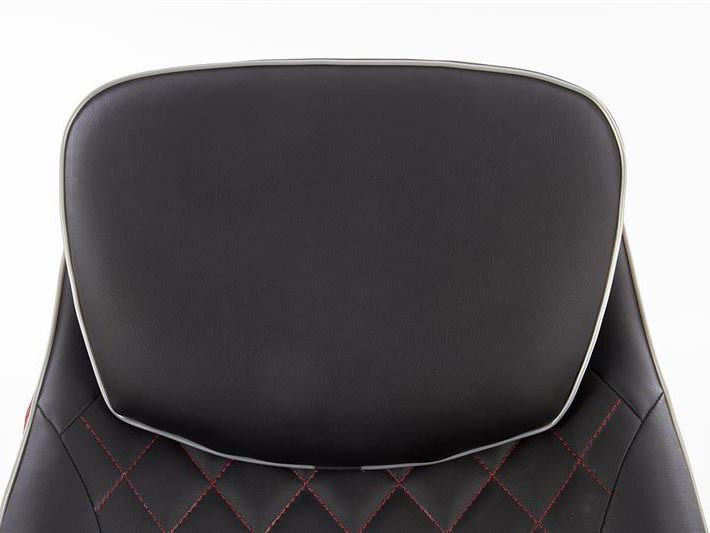 Kancelárské kreslo Caitlyn (čierna + červena