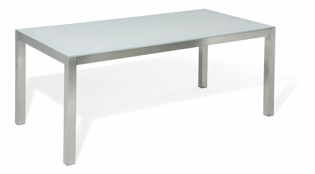 Set de masă pentru grădină Grosso (alb) (scaune albe)