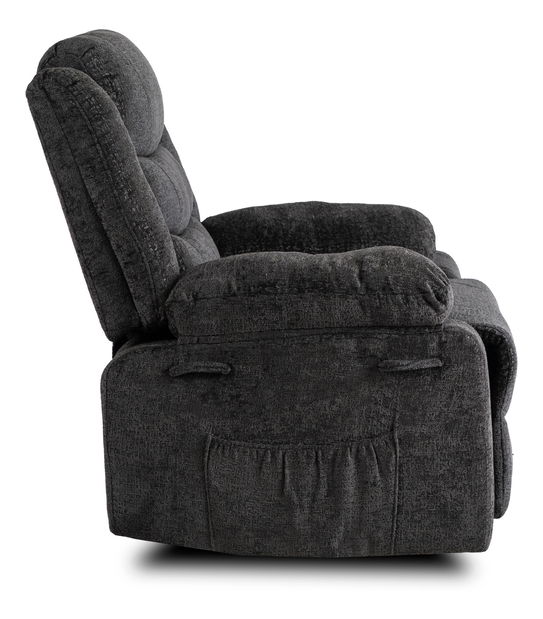 Polohovacie kreslo Apoya (čierna) 