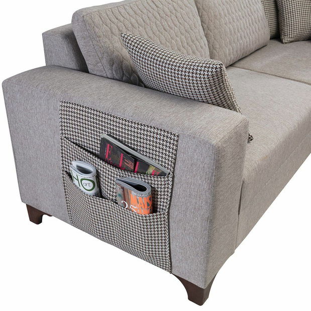 Rohová sedačka Lofty (béžová)