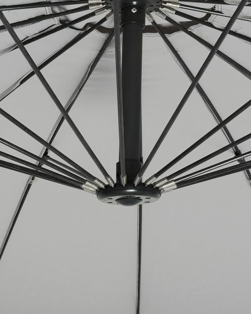 Záhradný slnečník 268 cm CALISA II (polyester) (svetlosivá)