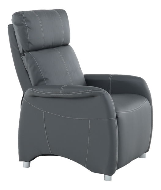 Relax fotel Francesco CH 113100 szürke PU bőr