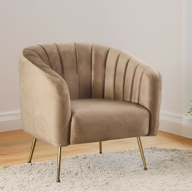 Fotoliu de design Bagie (maro)