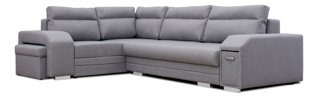 Kutna garnitura Alfredo (svjetlosiva) (L) 