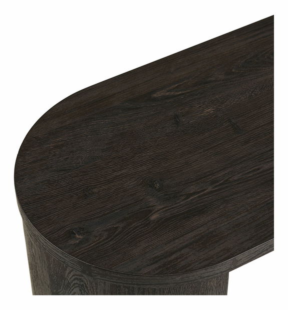 Konzolový stolík Bralena (tmavohnedá)