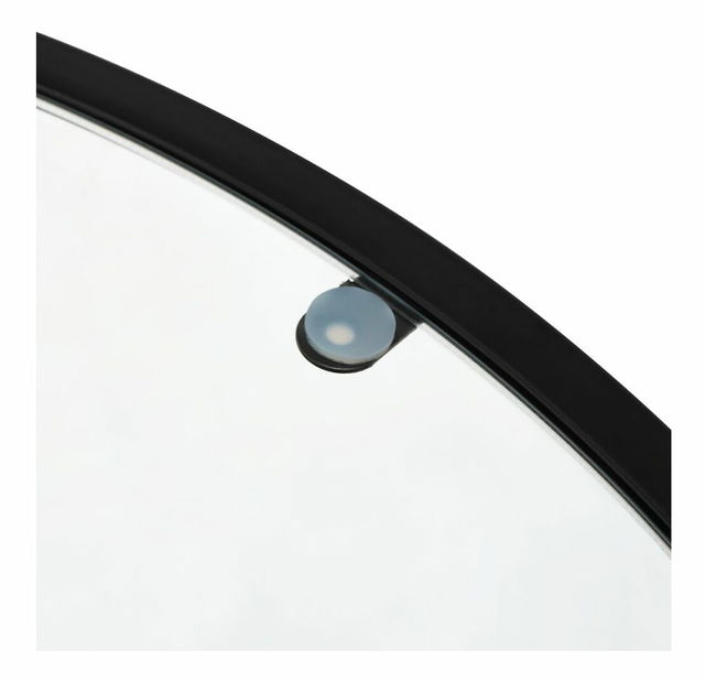 Măsuță de cafea CARLAN (Negru + sticlă + metal)