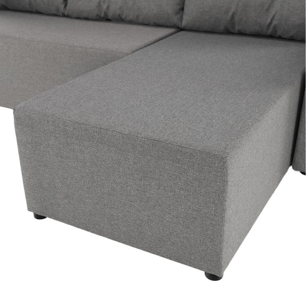 Rohová sedačka Harmonie (sivá)