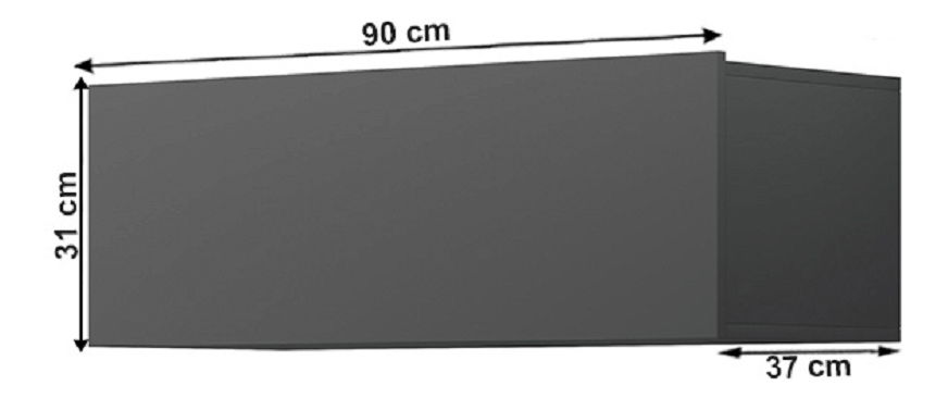 Dulap suspendat Svaren ED 90 (grafit)