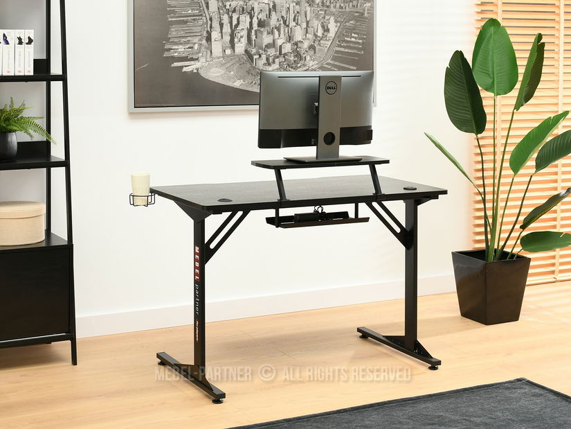 PC stolík Matts 115 (čierne drevo + čierna)