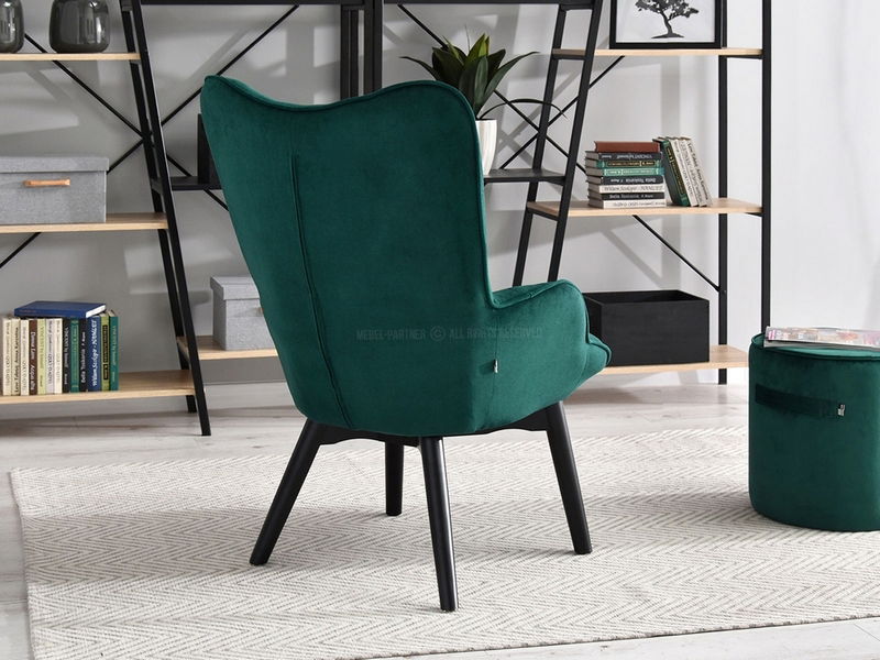 Fotelja Nutri (zelena + crna)