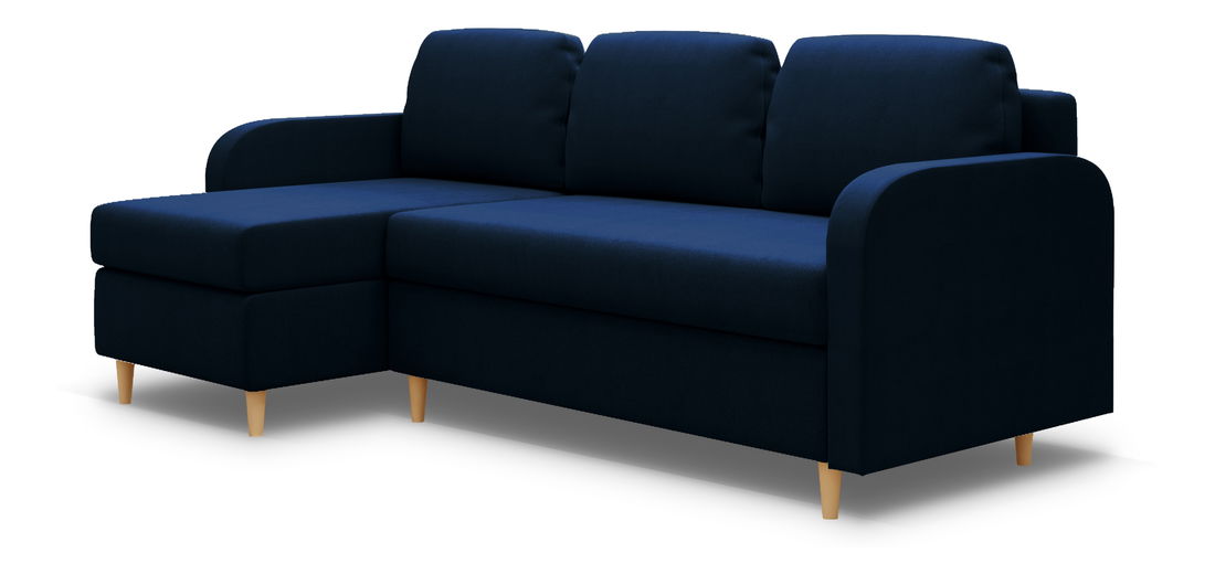 Kutna garnitura Marty (L) (tamnoplava)