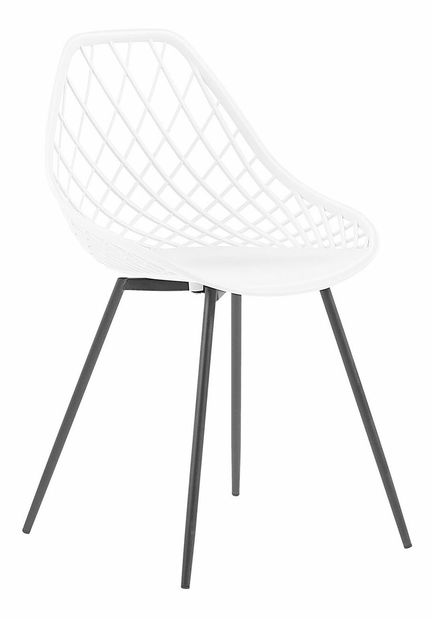 Set 2 kom. blagovaonskih stolica CANOR (bijela)