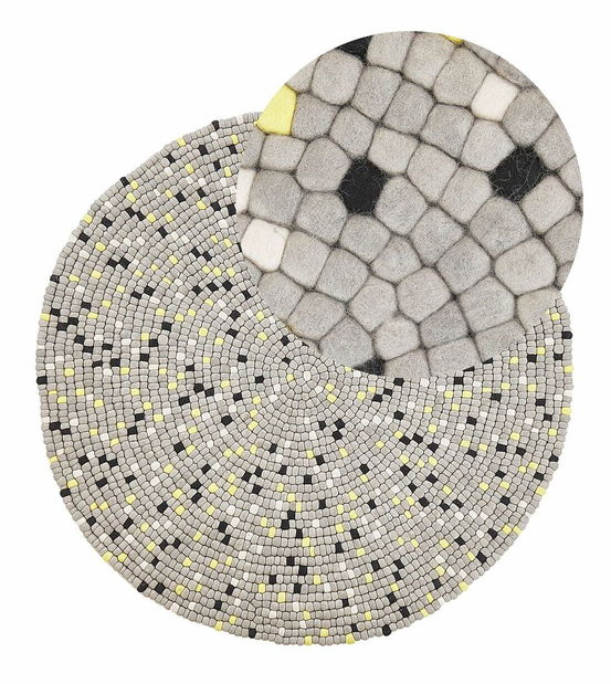 Tepih 140 cm PAKKU (svijetlosiva)