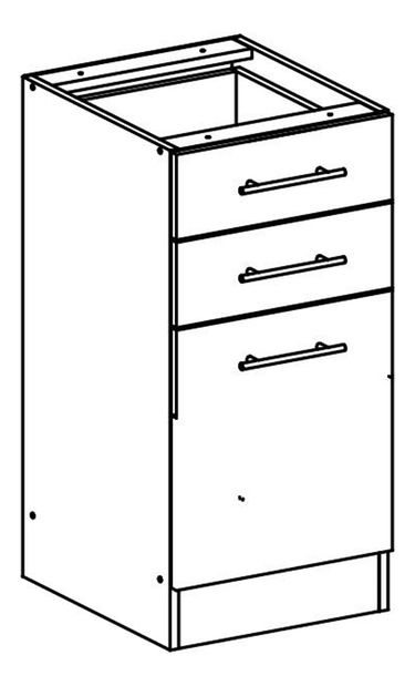 Dulap inferior de bucătărie Flor S-40 SZ2
