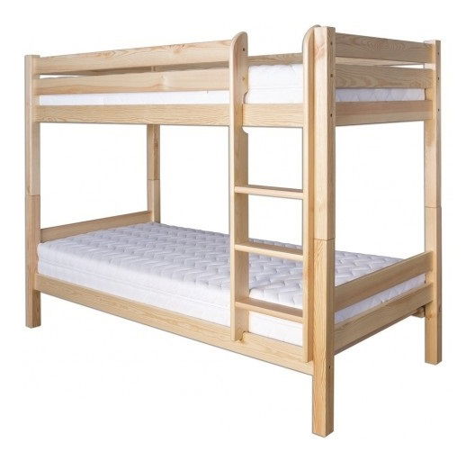Poschodová posteľ 90 cm LK 136 (masív)