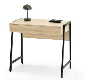 PC stolík Norsinimo (sonoma + čierna)
