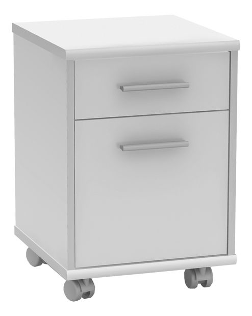 Dulap cu roți/ Container de birou Hansa 2 NEW 07 (alb)